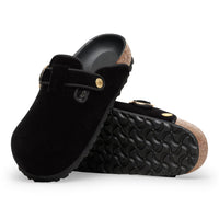 Birkenstock Women's Boston Big Buckle Piping Rivet Clogs NW/OB