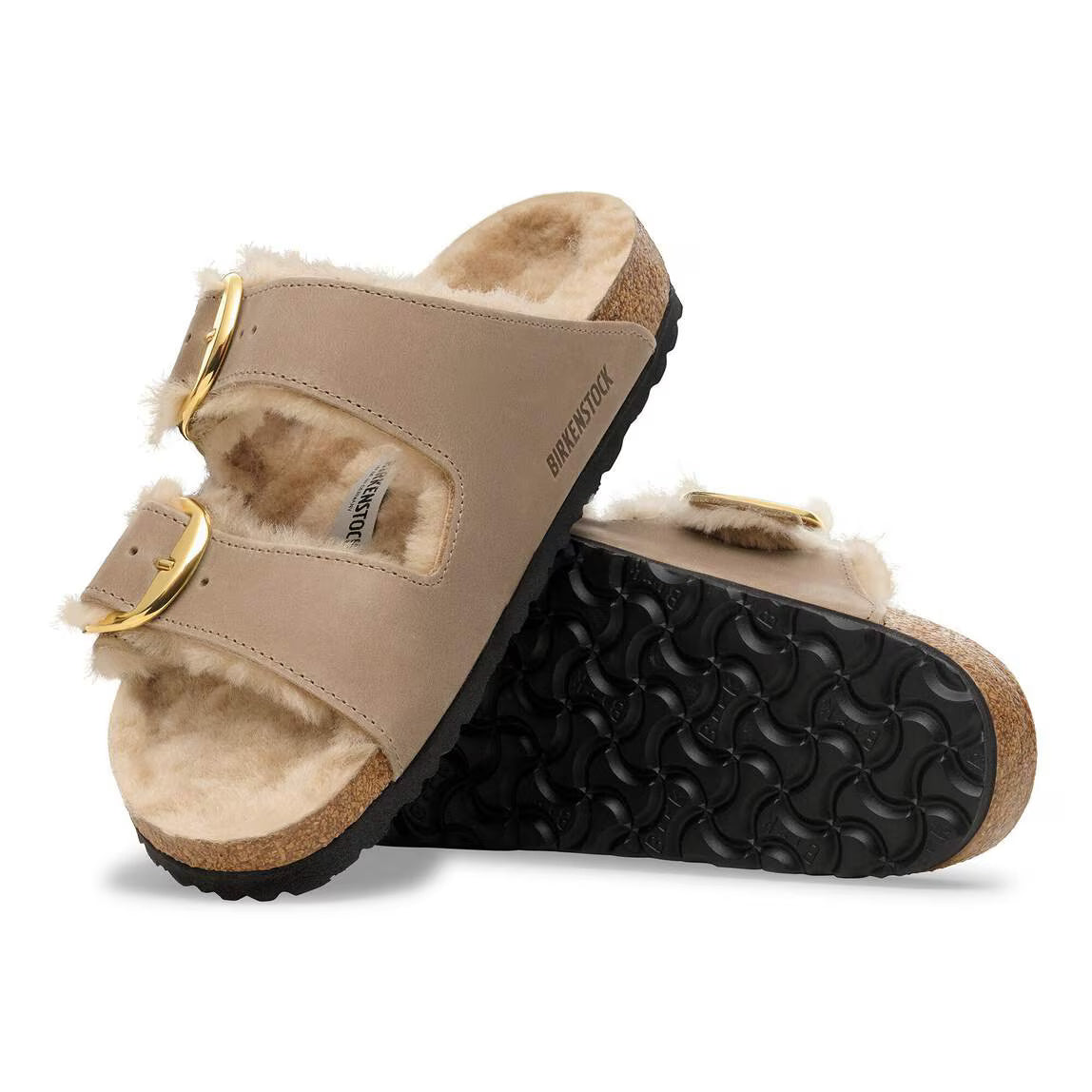 Birkenstock Arizona Big Buckle Shearling Women's Sandals NW/OB