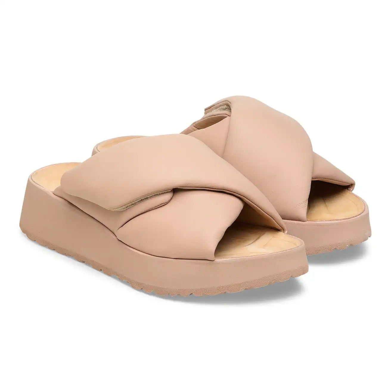 Papillio by Birkenstock Women's Theda Cross Strap Platform Wedge Sandal NW/OB