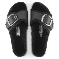 Birkenstock Women's Madrid Big Buckle Shearling Sandals NW/OB