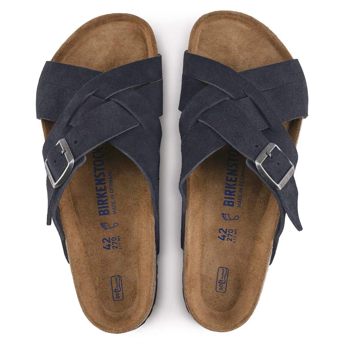 Birkenstock Lugano Soft Footbed Unisex Sandals NW/OB