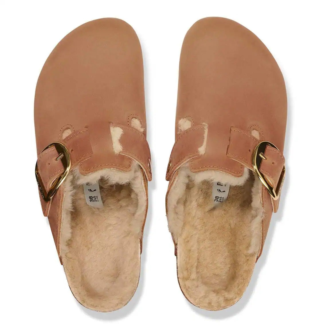 Birkenstock Boston Big Buckle Shearling Women's Clogs NW/OB