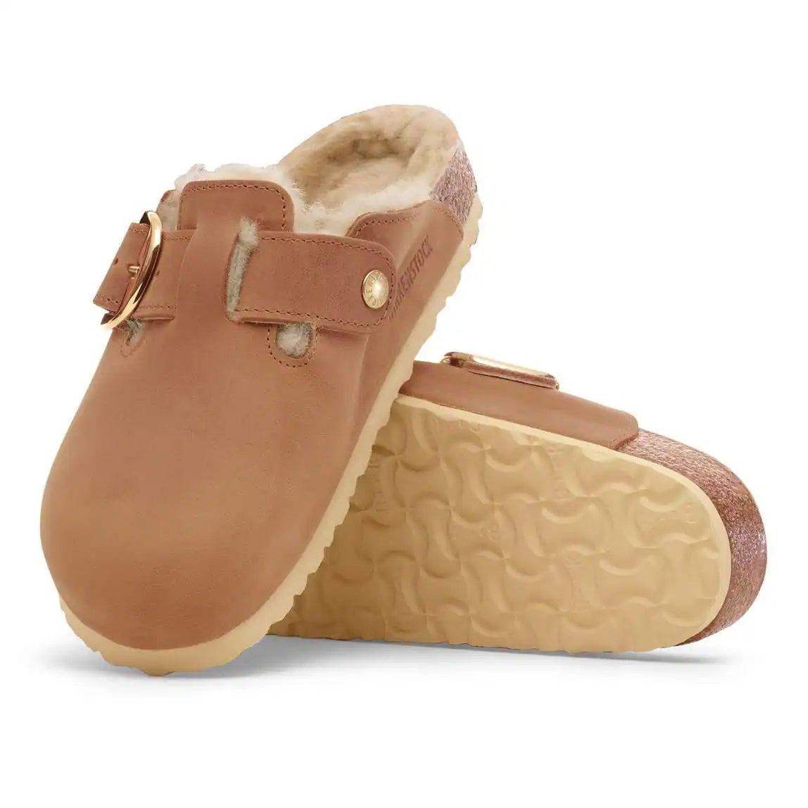 Birkenstock Boston Big Buckle Shearling Women's Clogs NW/OB