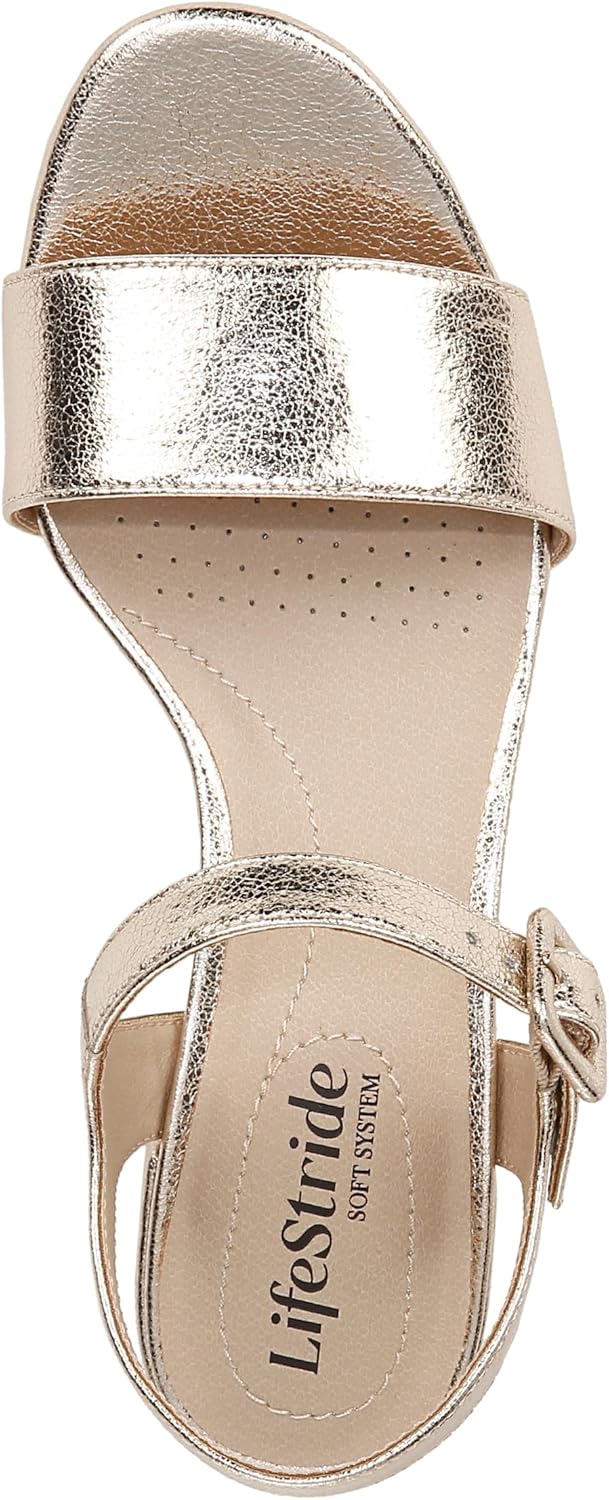 LifeStride Women's Rhythmn Block Heel Sandals NW/OB