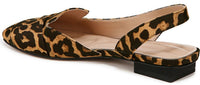 Franco Sarto Womens Teagan Slingback Flats NW/OB