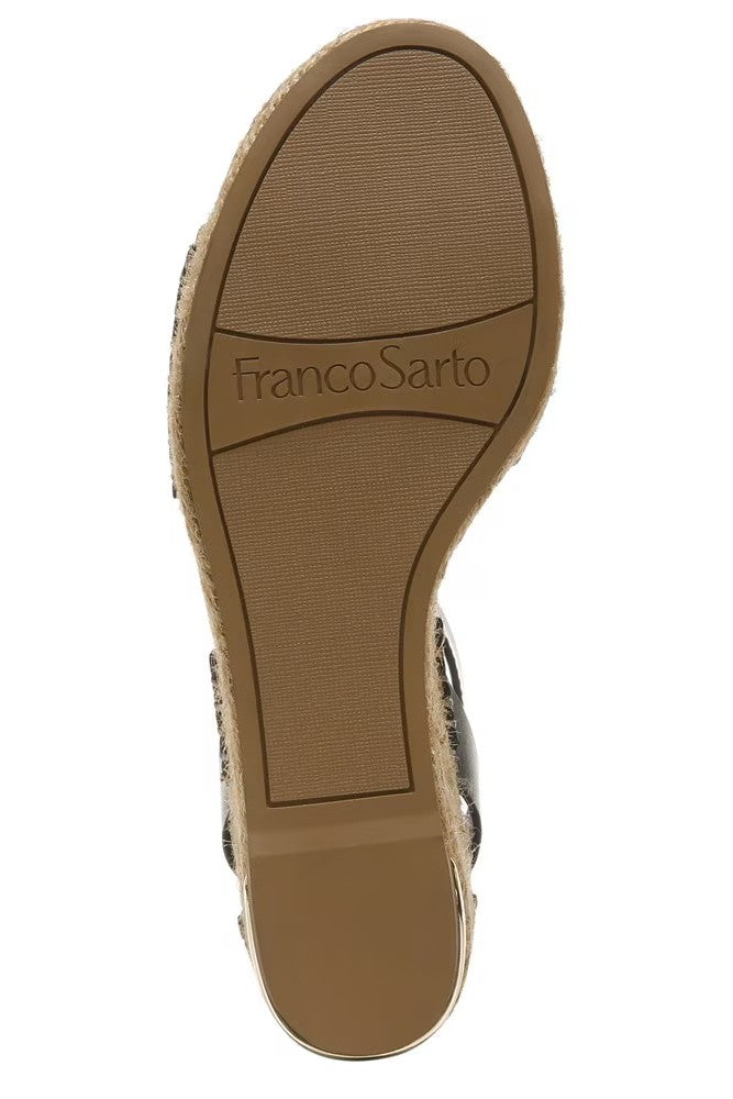 Franco Sarto Women's Callia Open Toe Wedge Sandal NW/OB
