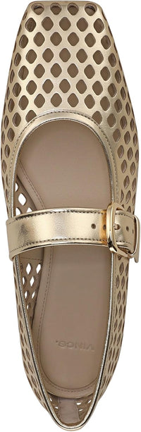 Vince Women's Daniela Perf Mary Jane Flats NW/OB