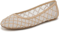 Beige/White Mesh