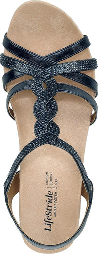 LifeStride Women's Miami Wedge Sandals NW/OB