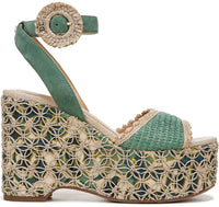 Sam Edelman Women's Amber Platform Wedge Sandals NW/OB
