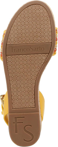 Franco Sarto Women's Presley Platform Wedge Sandals NW/OB