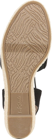 LifeStride Women's Katrina 2 Espadrille Wedge Sandal  NW/OB