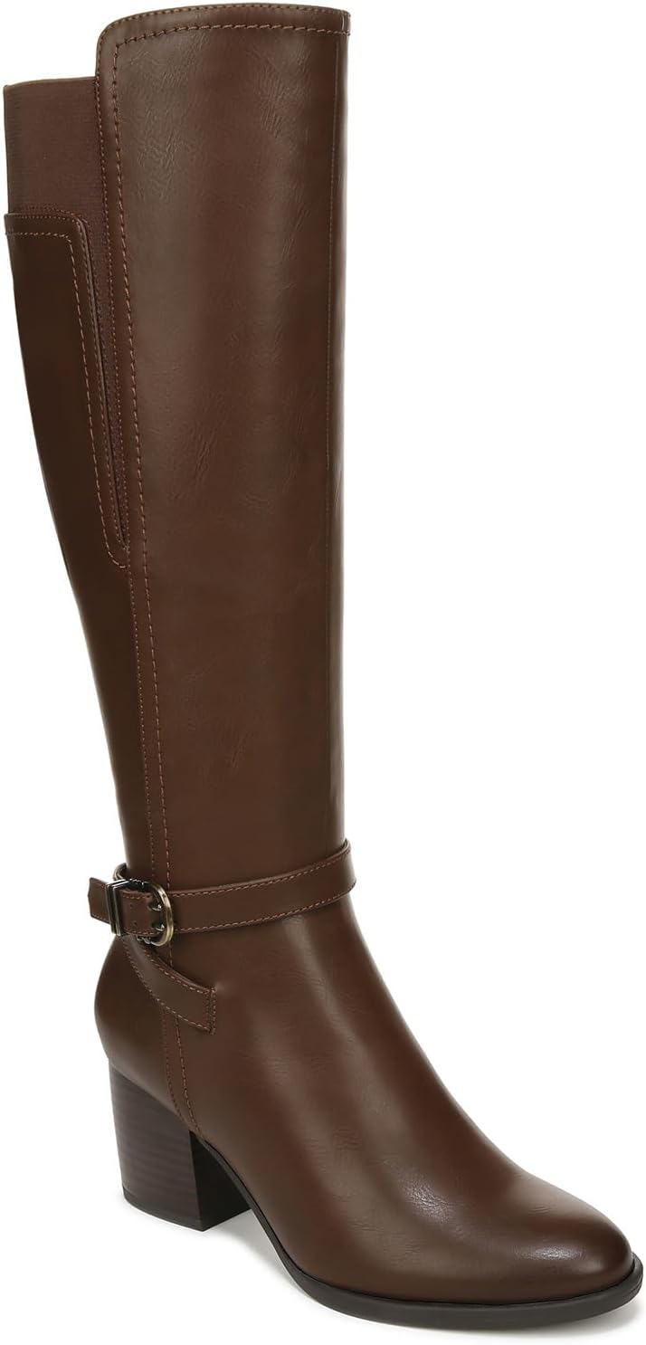 Dark Brown Wide Calf