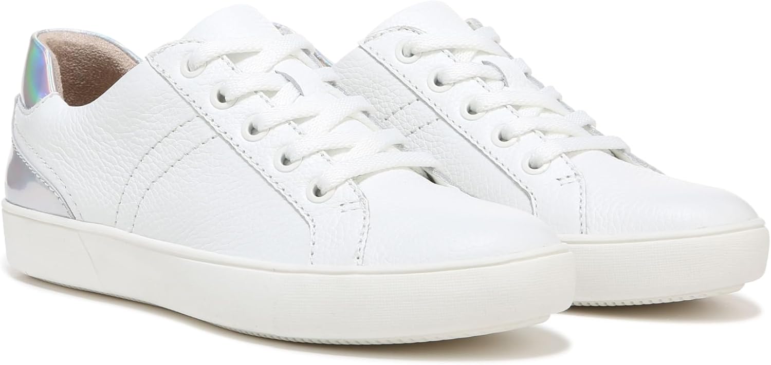White/Silver Leather
