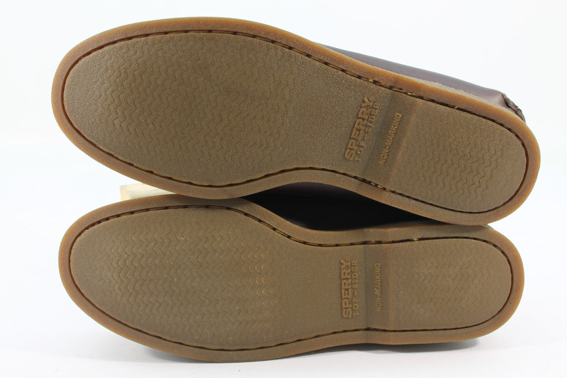Sperry Top-Sider A/O 2-Eye Men's Amaretto/Black Sole Boat Shoes Floor Sample