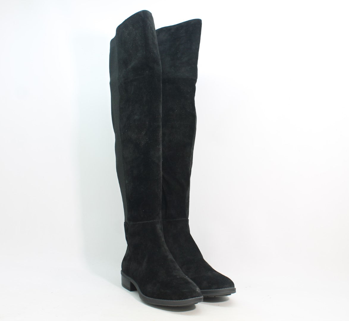 Black Suede/Knit