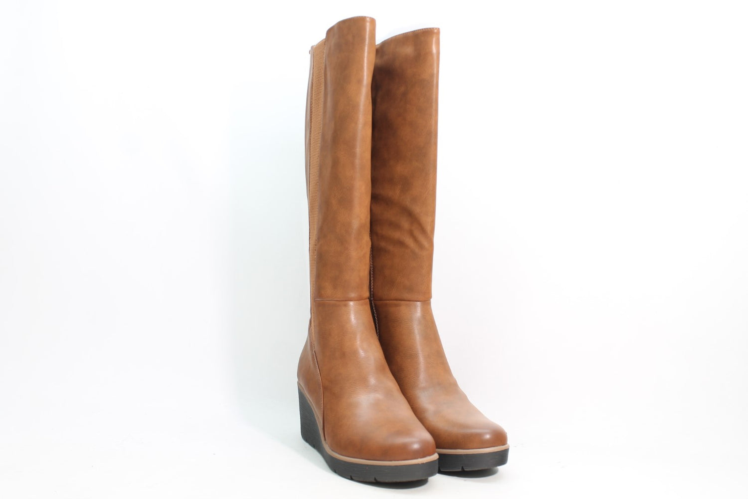 Toffee Brown Smooth Wide Calf