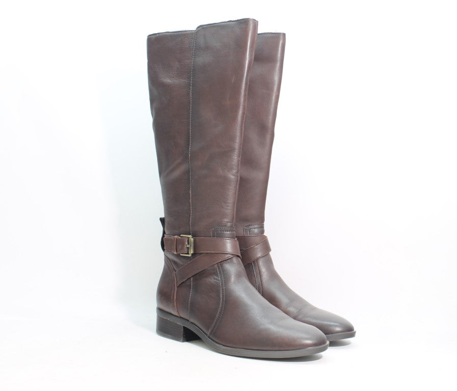 Chocolate Brown Wide Calf