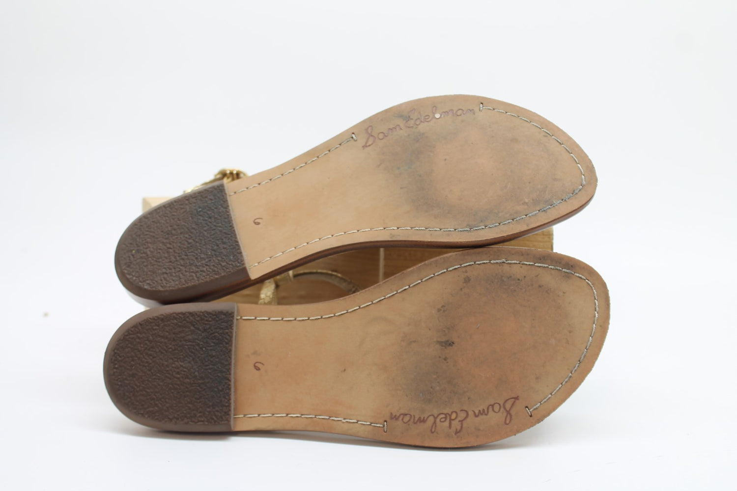Sam Edelman Women's Gigi Signet Sandals Preowned4