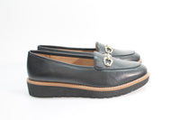 Naturalizer Women's Adiline-Bit Black Loafers Floor Sample