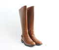 Cognac Wide Calf