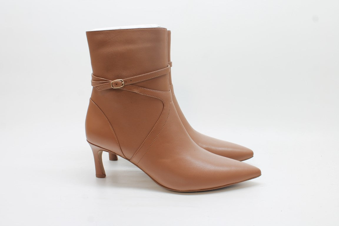 Naturalizer Women's Florette Leather Pointed Toe Ankle Boots Floor Sample