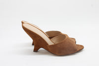 Veronica Beard Women's Mila Sculpted Wedge Slide Sandals Floor Sample