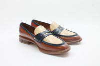 Biscuit Brown Faux Leather