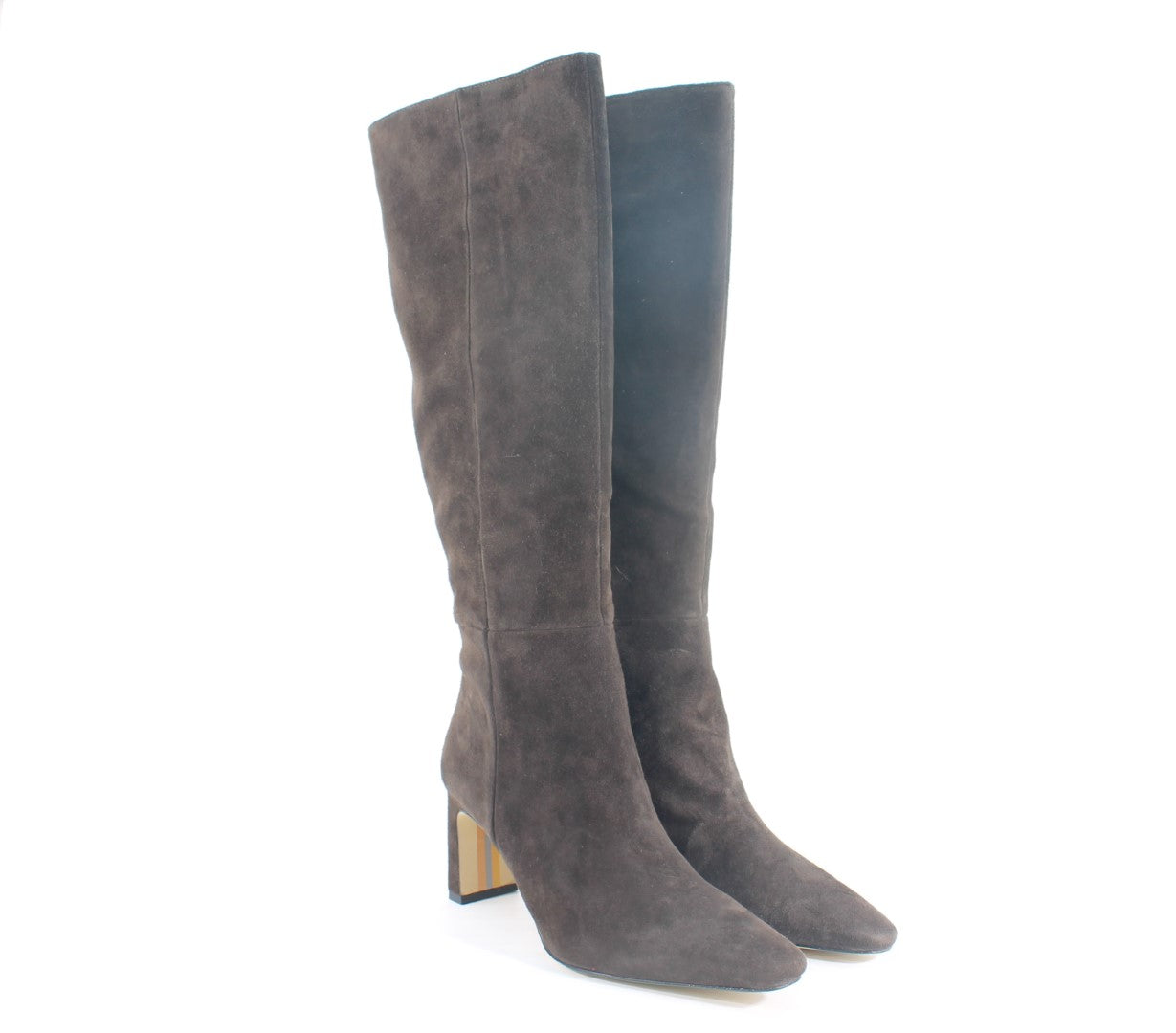 Chocolate Suede Wide Calf