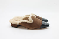Veronica Beard Women's Cecile Shearling Mule Floor Sample