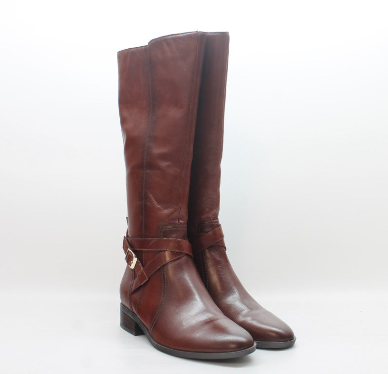 Saddle Brown Wide Calf