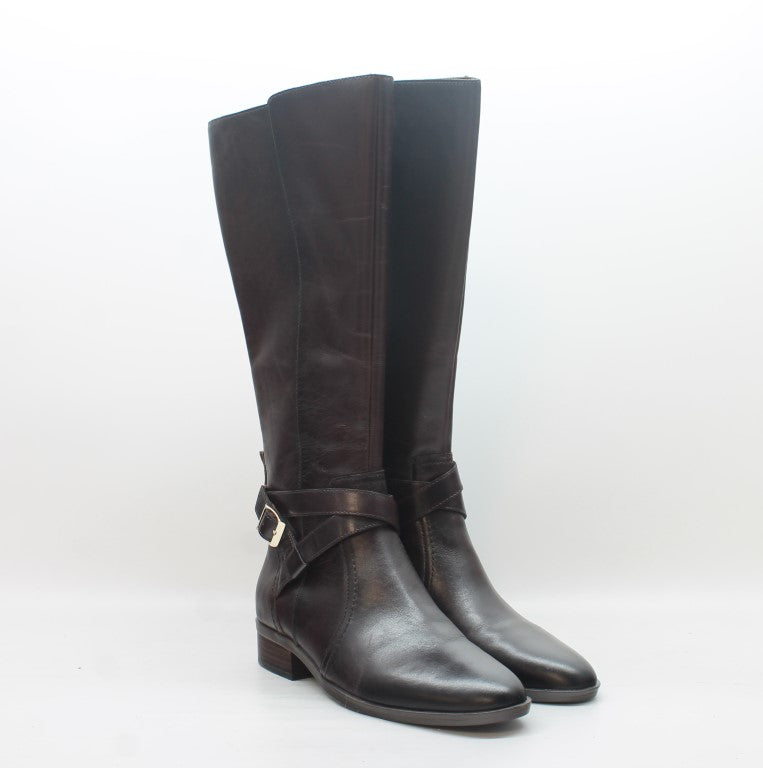 Dark Brown Wide Calf