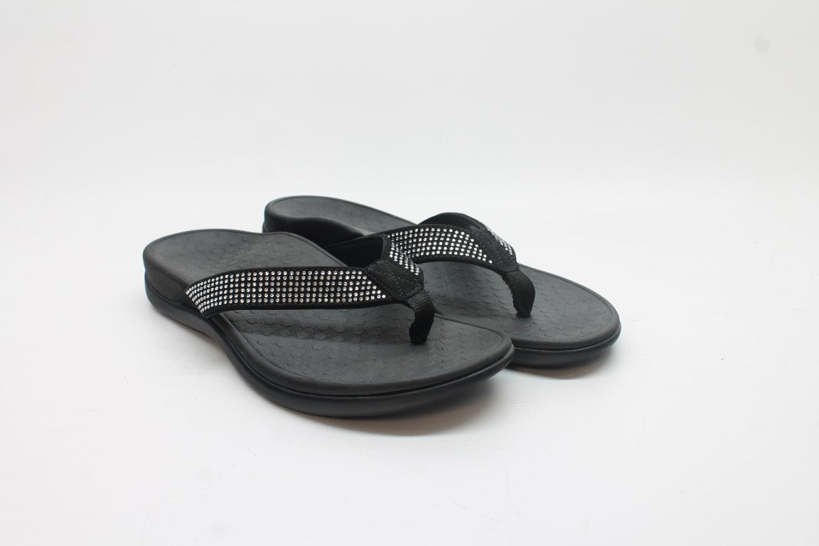Black/Silver Rhinestone