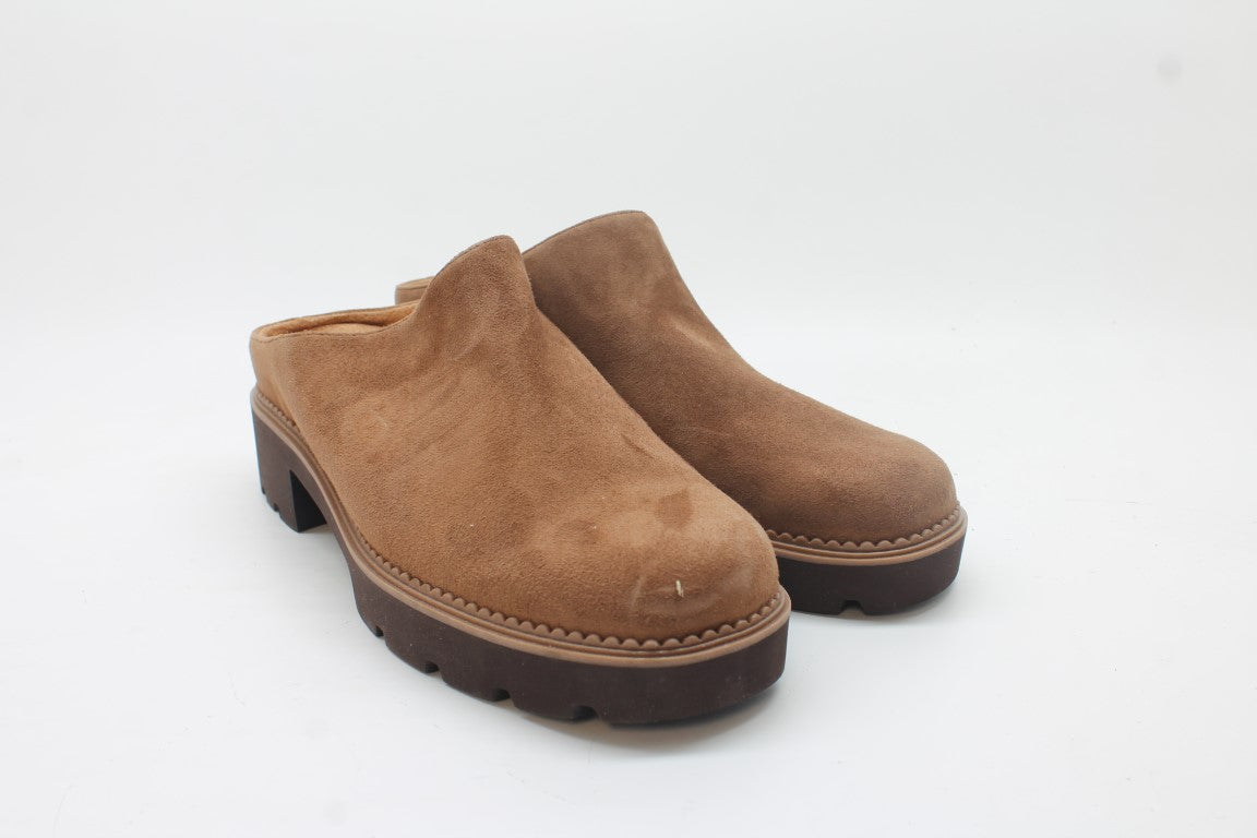 Hazelnut Brown Waxed Suede