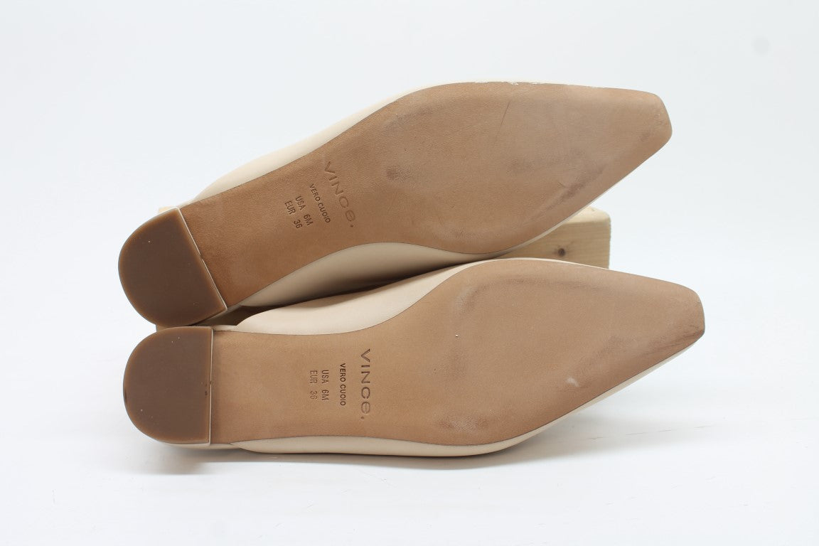 Vince Women's Ana Slip On Pointed Toe Mule Floor Sample