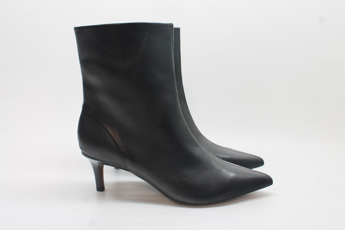 Franco Sarto Womens Anna Pointed Toe Kitten Heel Boot Floor Sample