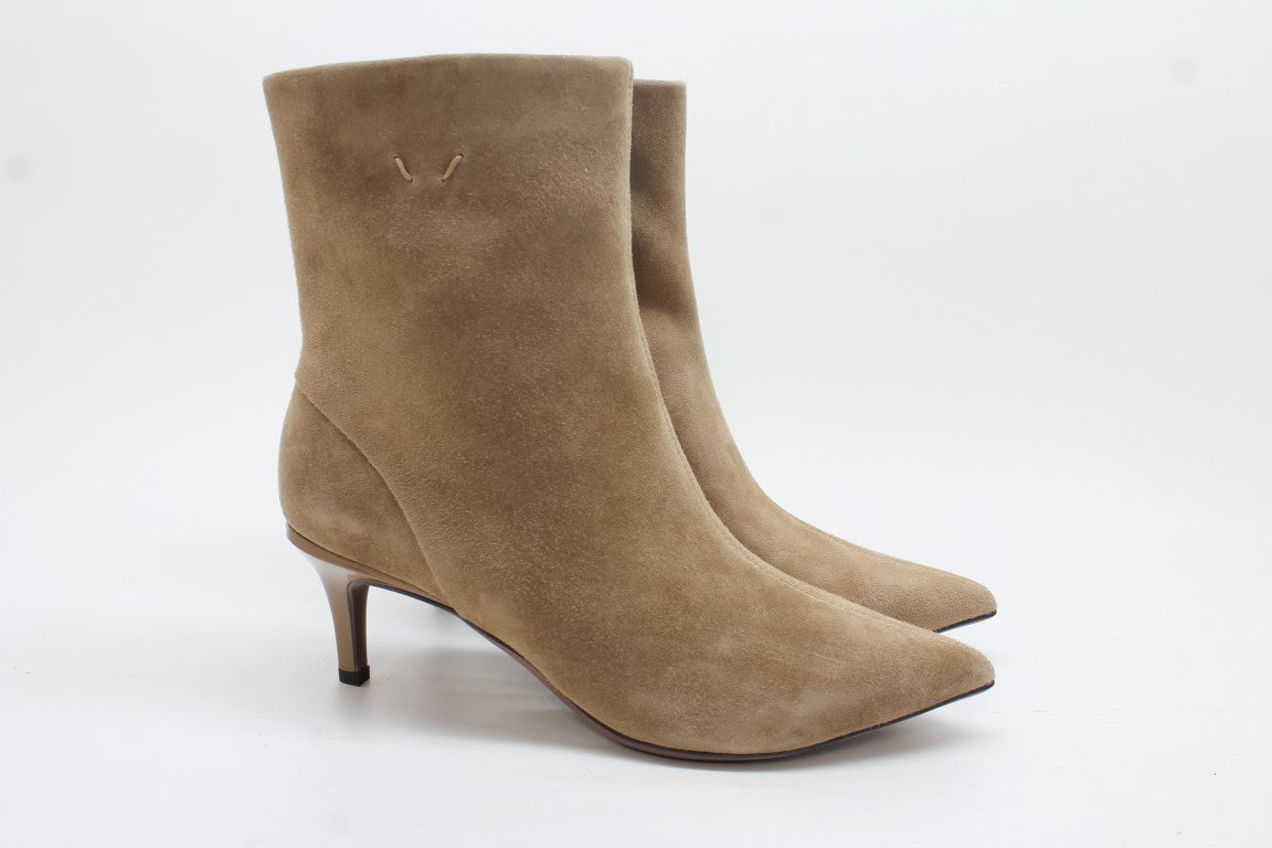 Franco Sarto Womens Anna Pointed Toe Kitten Heel Boot Floor Sample