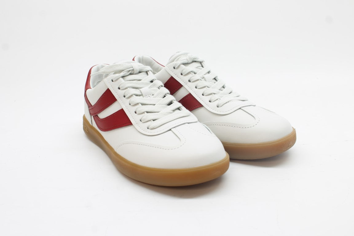 Chalk White/Deep Ruby