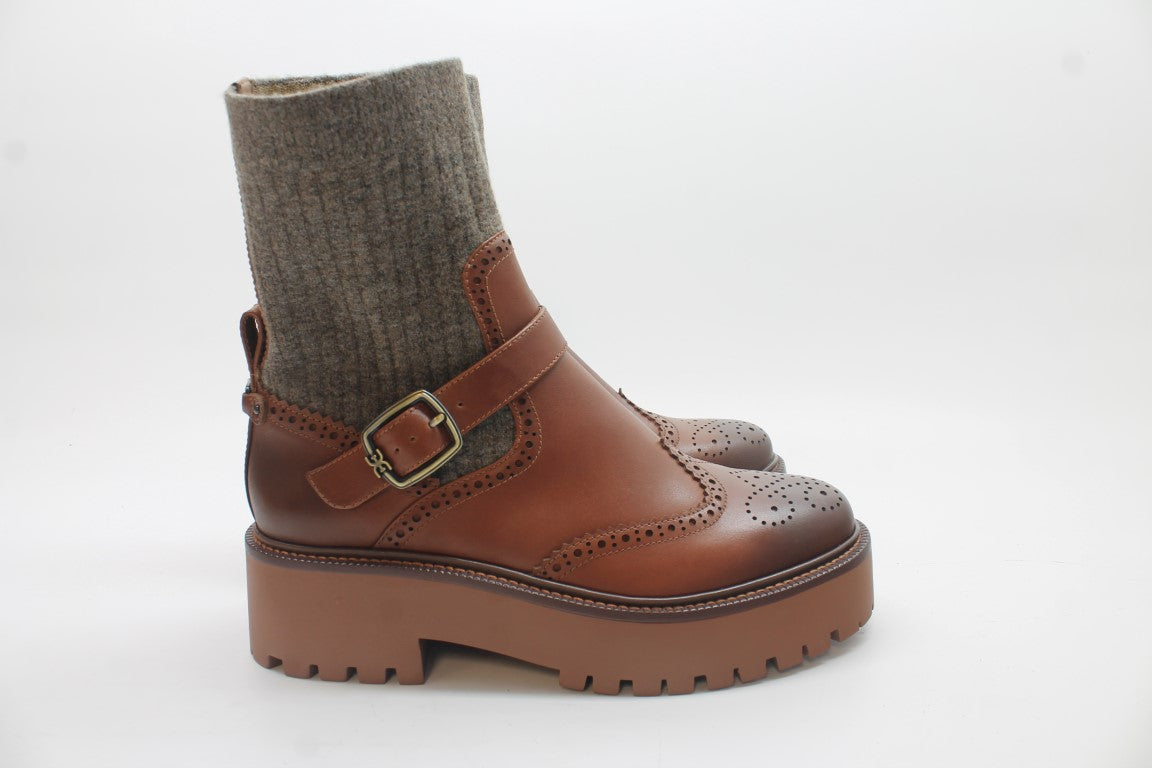 Sam Edelman Women's Elly Lug Ankle Boots Floor Sample