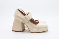 Sam Edelman Women's Khiara Buckle Platform Heels Floor Sample