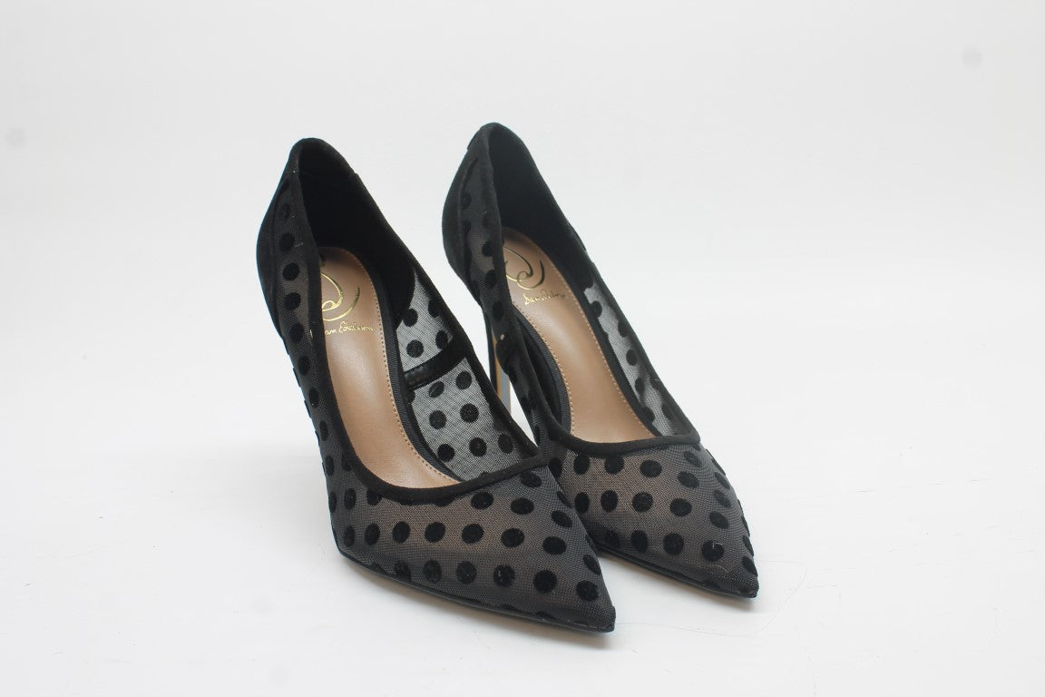 Black Polka Dot Mesh