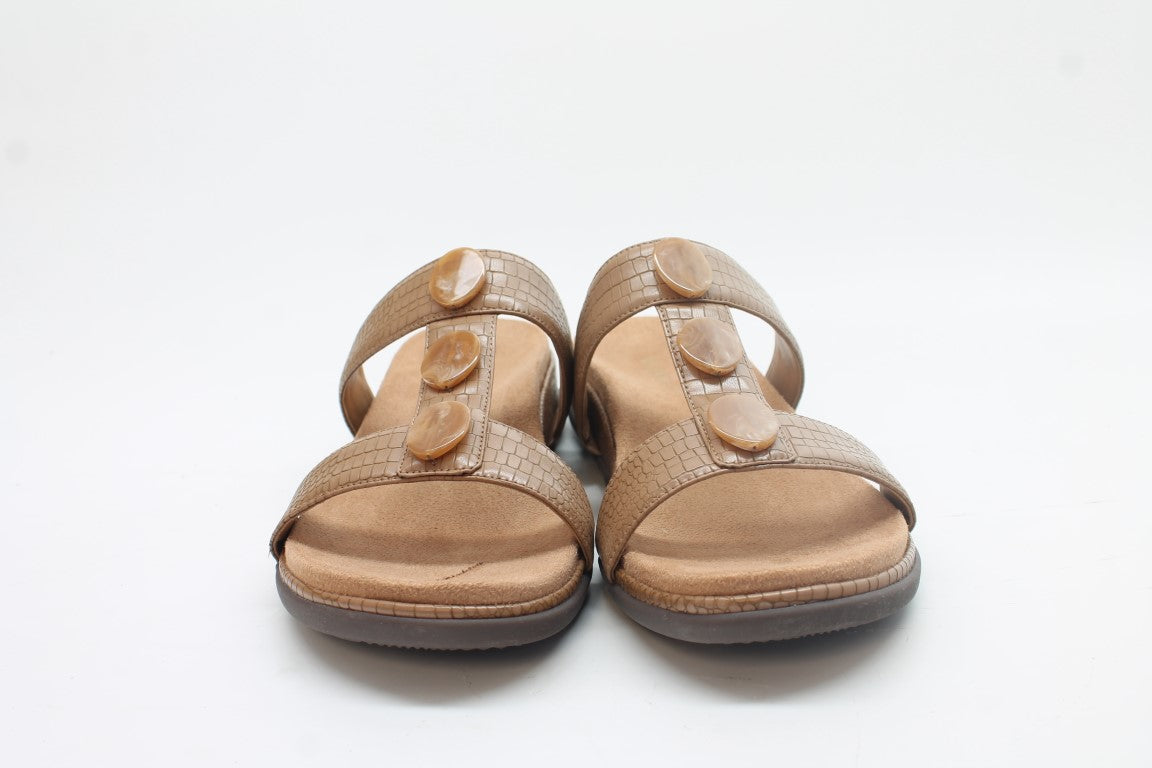 Vionic Women's Serra T-Strap Slip-On Supportive Sandals Floor Sample