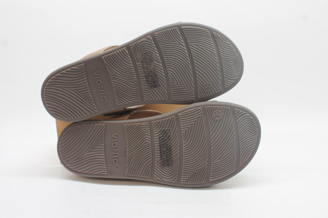 Vionic Women's Serra T-Strap Slip-On Supportive Sandals Floor Sample