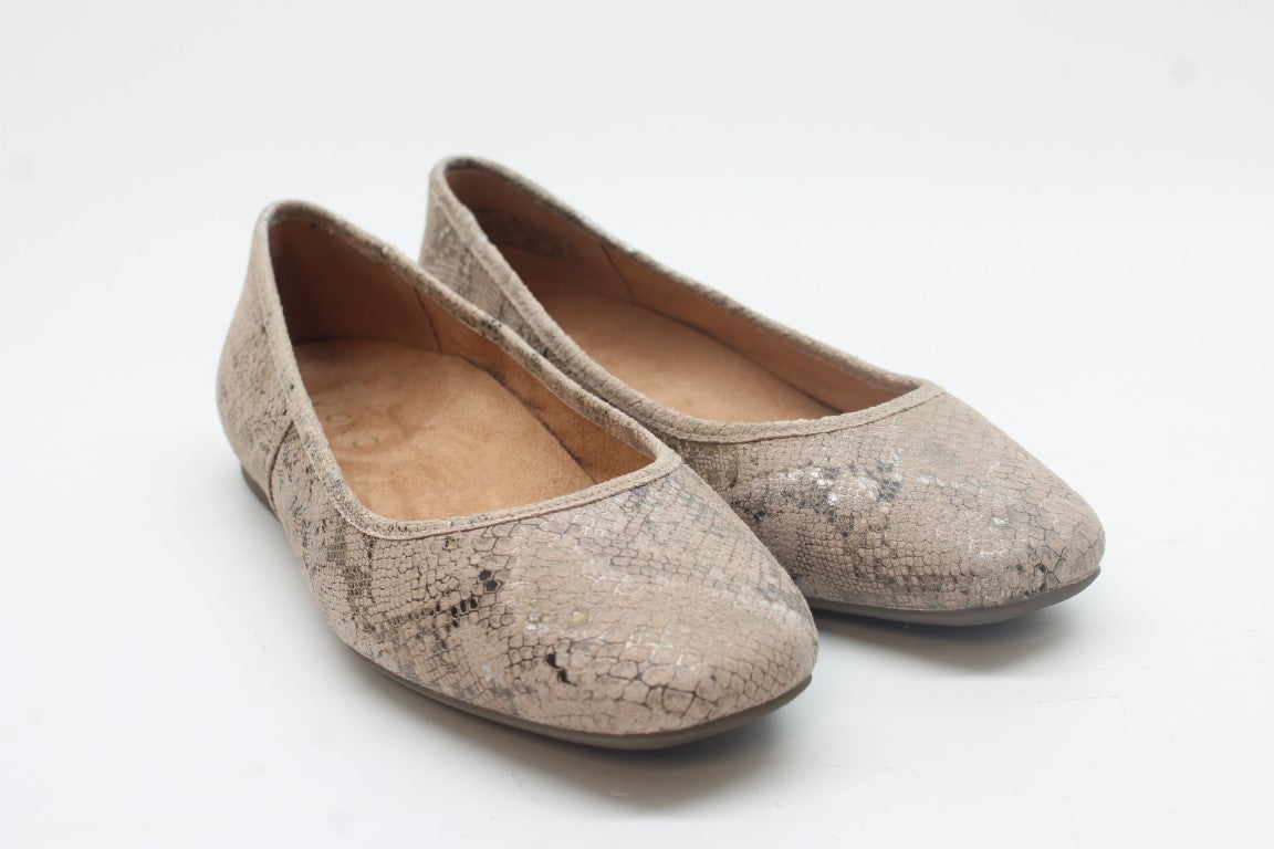 Taupe Snake Print Faux