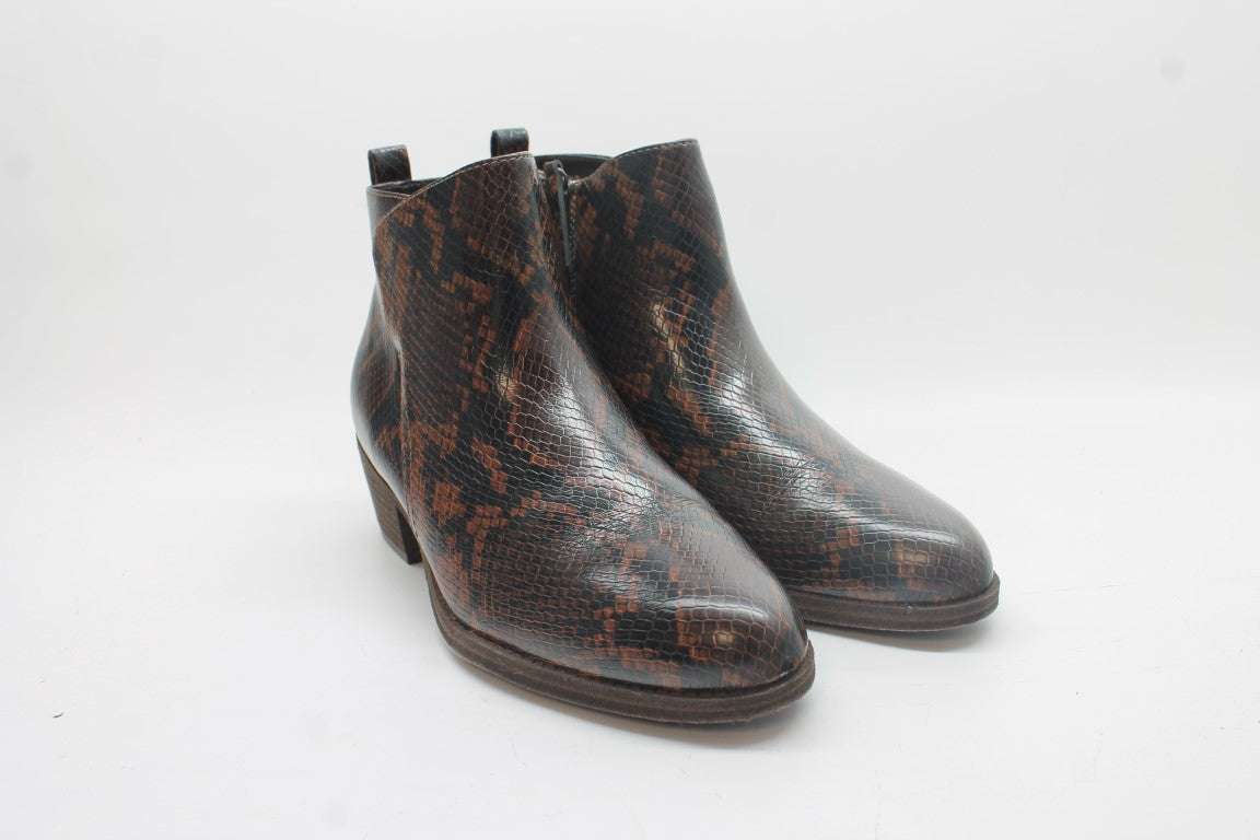 Snake Print Faux Leather