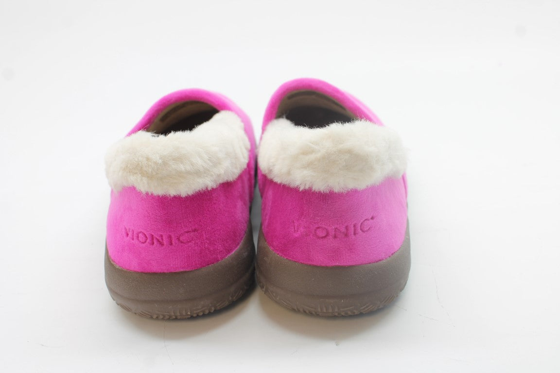 Vionic Women's Clare Cozy Collar Slippers Floor Sample