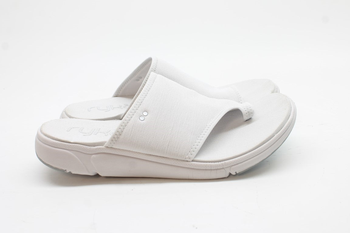 Ryka Womne's Margo Slide Stretch Toe-Loop Sandals Floor Sample