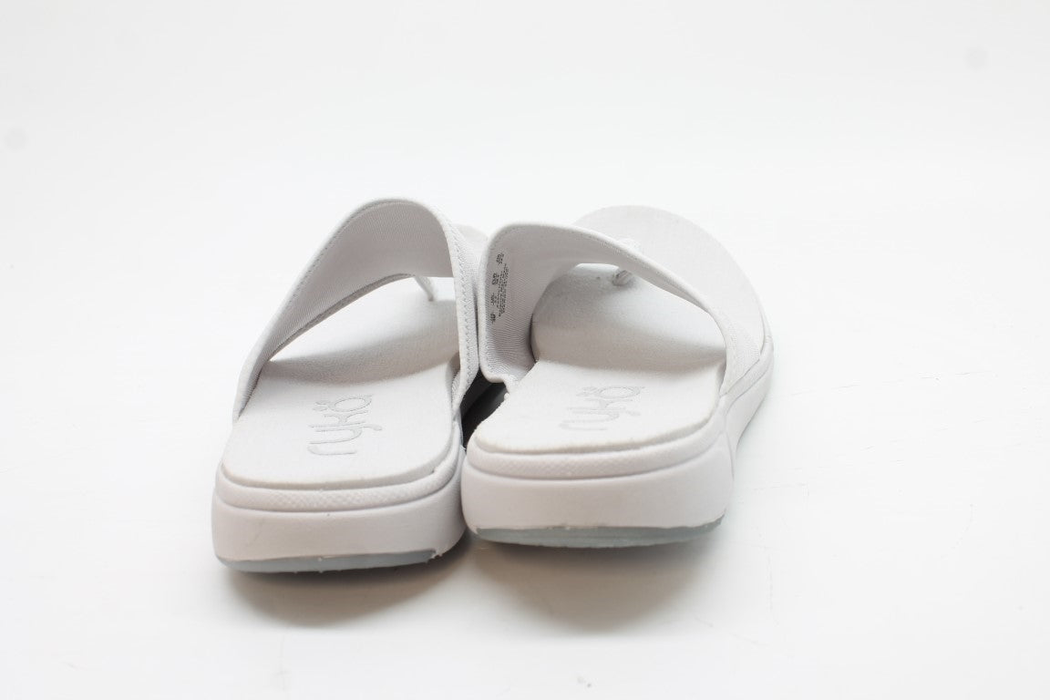 Ryka Womne's Margo Slide Stretch Toe-Loop Sandals Floor Sample