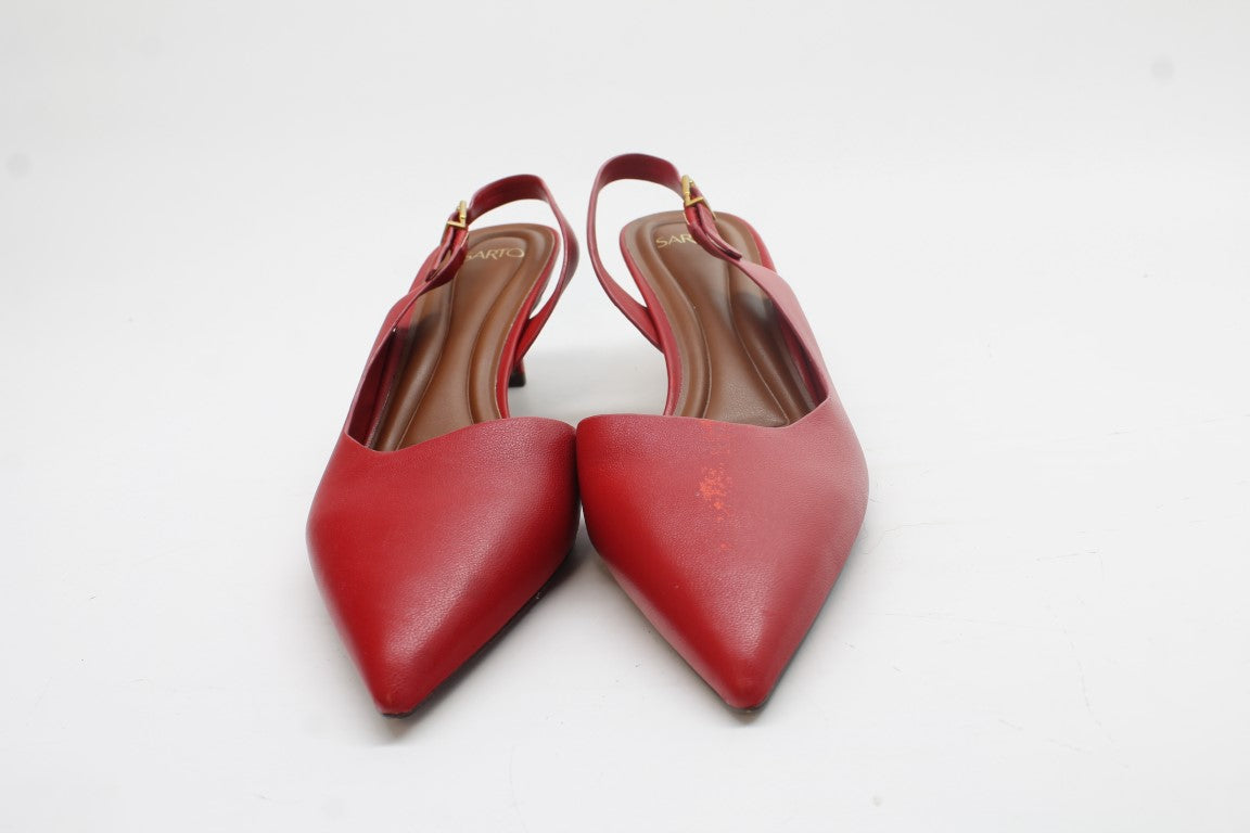 Franco Sarto Women's Kimberly Pointed Toe Slingback Pump Floor Sample