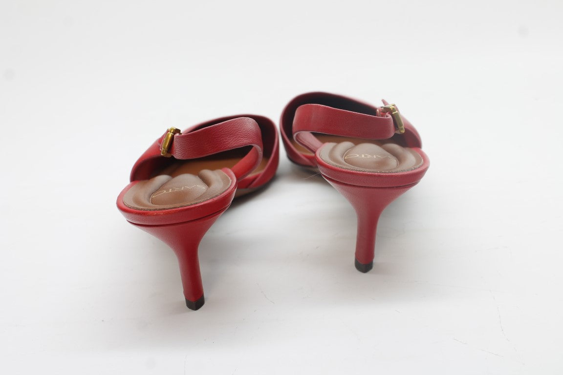 Franco Sarto Women's Kimberly Pointed Toe Slingback Pump Floor Sample